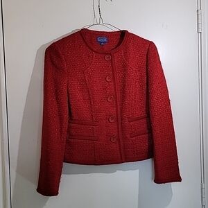 Pendleton Women's Woolen Mills Blazer  Red Size 6P
